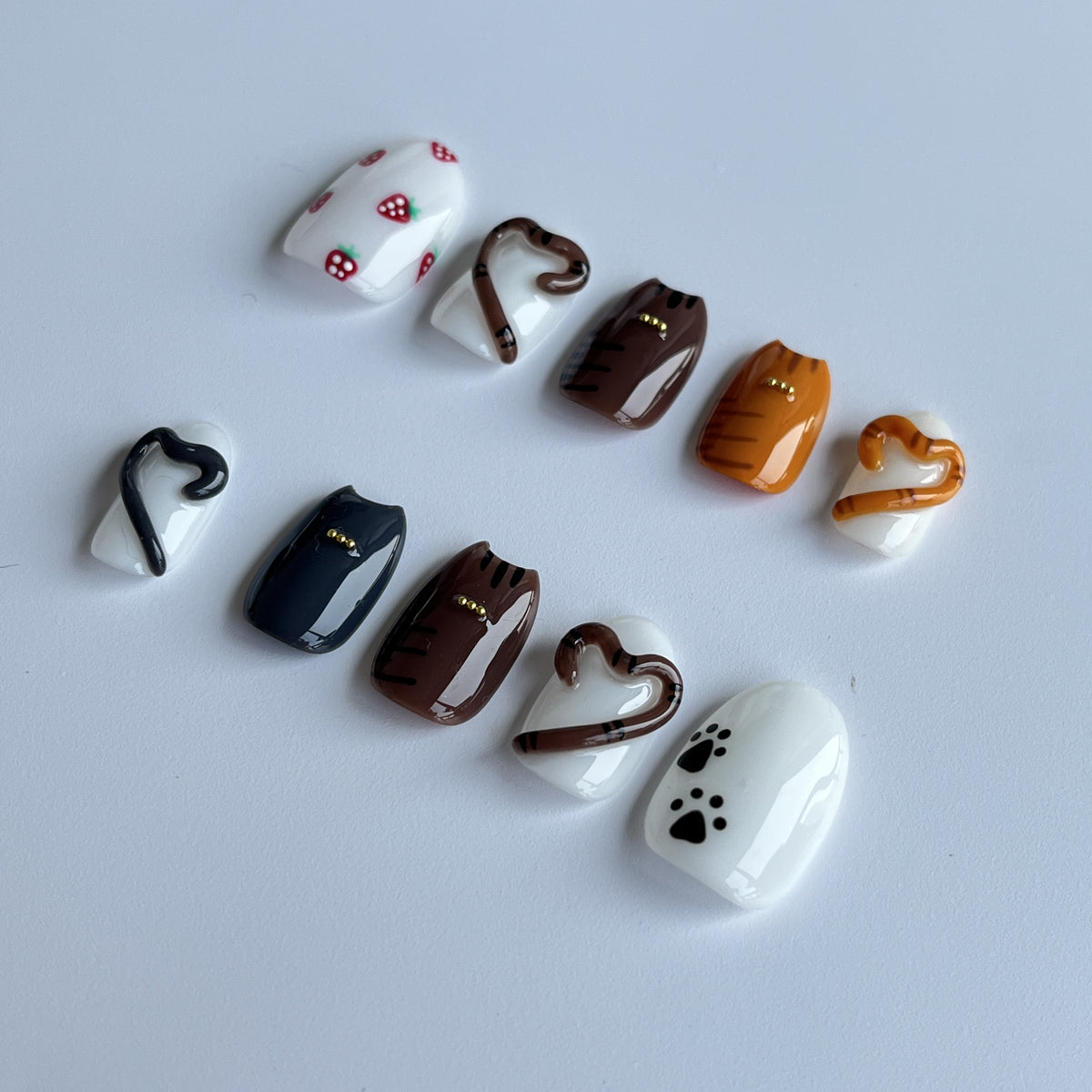 Espresso Love short almond press-on nails - view 1